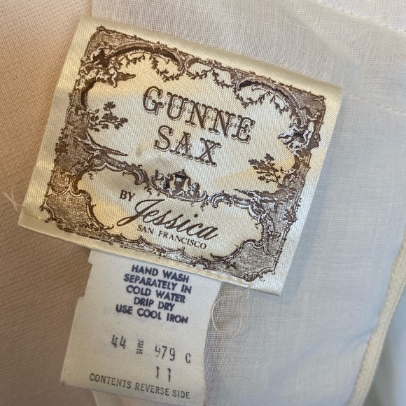 🌺SOLD🌺 Gunne Sax 70s 80s Prairie Corset Wedding Boho Maxi Gown Dress 11 - Picture 4 of 13